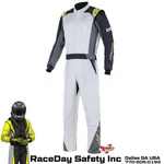 Alpinestars Atom Auto Race Suit Silver/anthracite/yellow Fluo Sfi 3.2A/5 Size 56. Fixed Price $719.95.