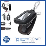 Universal Fit Car Key Fob Case Genuine Leather With Snap Hook For Adults A-black. Fixed Price $21.99.