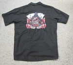 Lethal Threat Motorgear Work Shirt "let It Ride" Men's Xl S/s Button Rj. Fixed Price $14.99.