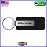 Au-tomotive Gold, Inc. Ford F250 Black Leather Key Chain Genuine Licensed. Fixed Price $17.95.