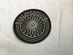 New Oem Harley MS024-15 Davidson' Wheel Spoke Logo Iron. Fixed Price $15.00.