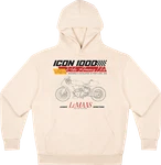 Icon Always Something Hoodie Ivory 2XL 30507298. Fixed Price $70.00.