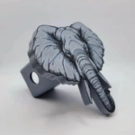 Elephant Trailer Hitch Cover. Fits 2" Receiver. Customize Your Colors. Fixed Price $30.00.