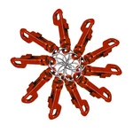 Lucky Line Plastic Clip For Backpacks, Belts, Keys, Party Of 25, Red. Fixed Price $20.79.