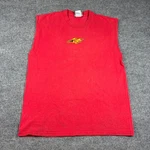 Alpinestars Racing Ahead Mens Large Red Sleeveless Flame Logo Graphic T-shirt. Fixed Price $22.95.