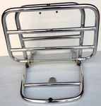 Luggage Rack, Rear Folding Chrome 602832M Piaggio Vespa GT200 Genuine Oem. Fixed Price $234.50.