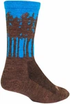 Sockguy Treeline Wool Socks 6 Inch Brown/blue S/m. Fixed Price $19.92.