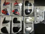Arai Vas-v Side Pod Cover Holder Set Corsair-x, RX7-V, RX7-X, X-type Helmets. Fixed Price $18.95.