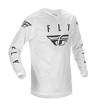 Fly Racing Adult Universal Mx Long Sleeve Jersey, White/black - Size Md. Fixed Price $17.99.