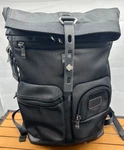 Tumi Alpha Bravo "luke" Roll-top Backpack Bag Silver Ballistic Nylon 223388RS2. Fixed Price $345.99.