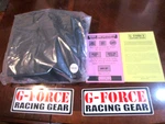 New 4125MEDBK G-force Piece Single Layer Driving Suit. GF-125SUIT-SFI-3.2A/1. Fixed Price $100.00.