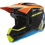 Alpinestars SM3 Fray Youth Helmet Blk/orange/blue/flo Ylw Dot ; Ece 22-06. Fixed Price $229.95.