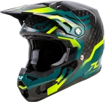 73-4453XS Fly Racing Formula Byte Helmet Black Carbon/teal/lime. Fixed Price $799.95.