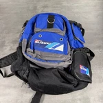 Vintage Team Suzuki Backpack Mens Os Blue Black Racing Moto Gear Utility Bag. Fixed Price $75.95.