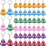 Deekin 24 Pcs Rubber Duck 2.17'' Cruise Squeaky Cute Keychains.... Fixed Price $33.14.