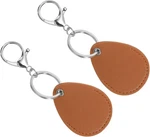 Patikil Leather Fob - Pu Keychain Holder For Keys, Id Cards Brown. Fixed Price $10.24.