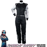 Zamp ZR-40 Women's Fit Race Suit Black/siver 3.2A/5 Size 44. Fixed Price $299.99.