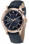 Maserati Men's Watch Circuito Chronograph Blue Leather Strap R8871627002. Fixed Price $249.90.