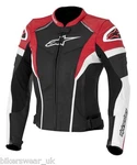Alpinestars Stella Women/ladies Gp Plus Sports Leather Jacket-red/white/black. Fixed Price $268.89.