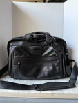Tumi Alpha Briefcase Leather 96132DH 15 X 12 Messenger Carry On Travel Laptop. Fixed Price $99.99.