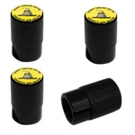 4 Black Billet Aluminum Knurled Tire Air Valve Stem Caps - Dont Tread Me B1I. Fixed Price $13.95.