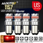 4X Auxito 1157 2057 BAY15D Red Led Stop Turn Signal Brake Tail Light Bulbs Eoe. Fixed Price $20.89.