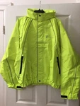 Frogg Toggs Horny Toadz Raincoat Jacket Safety Lime Green Large New. Fixed Price $64.95.