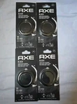 New Axe Black (frozen Pear & Cedarwood) Hanging 3D Disc Car Air Fresheners, 4CT. Fixed Price $17.96.