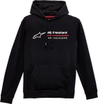 Alpinestars Linear Race Hoodie Medium Black 1232-51000-10-M. Fixed Price $74.95.