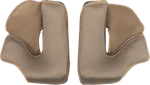 Icon Elsinore* Cheek Pads - Brown 3XL Replacement Comfort & Fit. Fixed Price $25.00.