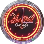15" Hot Rod Garage Neon Clock. Fixed Price $79.99.