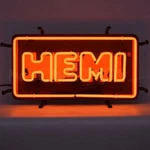 Hemi Mopar Junior Colorful Wall Sign Backing Neonetics 17" 5SMLHM. Fixed Price $249.99.