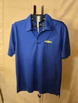Sport-tek Chevrolet Polo Shirt Men's Large Blue Embroidered Logo. Fixed Price $10.00.
