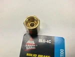Ags BLU-4C Brass Brake Line Union, 1/4" (7/16"-24 Inverted). Fixed Price $8.09.