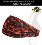 Schampa Dooz Red Mini Flames Use As Bandana / Scrunchy Headwrap. Harley Ridr. Fixed Price $9.99.