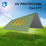 10X10FT Outdoor Camping Rain Fly Tarp Canopy Waterproof Hiking Sun Shade Shelter. Fixed Price $23.99.