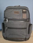 Tumi Alpha Bravo Knox Backpack Laptop Expandable. Gray/brown. 222681AT2. Fixed Price $115.00.