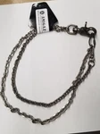 Amigaz Flat Iron & Modern Hack Double Wallet Chain 21". Fixed Price $41.99.
