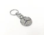 Double-sided Rhinestone Keychain Bling Car Ring Crystal Fob For Mercedes. Fixed Price $14.99.