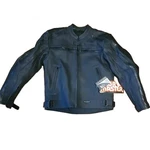 Tourmaster Coaster Air Leather Motorcycle Jacket SM/40 Zipper Pull Dmg. Fixed Price $199.00.