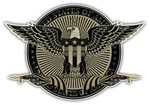 Usa Flag Eagle Badge Car Bumper Sticker Decal Id: 3 ''sizes''. Fixed Price $5.40.