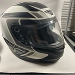 Fly Racing Conquest Retro Helmet White/black/grey Xl. Fixed Price $89.99.