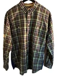Pusser Island Wear Mens Shirt Xl Indian Madras Christmas Plaid Button Up 83231. Fixed Price $17.91.