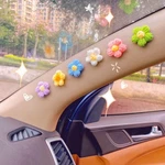 Crochet Flowers Dashboard Decorations, 6PCS Cute Car Accessories Single Layer. Fixed Price $13.35.