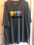 Polaris Heather Blue Men 4 Scene Graphic T-shirt W/rzr Logo Soft Comfort Sz 3XL. Fixed Price $25.50.