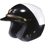 Shoei Rj Platinum-r Hi-rise Le Open Face Helmet Blk/wht Snell M2015. Fixed Price $569.99.