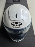 Kabuto Aeroblade 6 Full Face Helmet White Ventilated Jis Certified With B+com. Fixed Price $428.93.