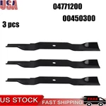 3 Pack 52" Deck Lawn Mower Blades #04771200 Zero Turn For Ariens Gravely. Fixed Price $40.99.
