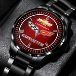 Chevrolet Corvette Racing Watch, Automotive Timepiece - Gift Wristwatch. Fixed Price $40.00.