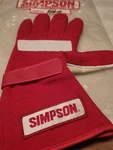 Vintage Authentic Simpson Racing Glove.. Fixed Price $38.00.